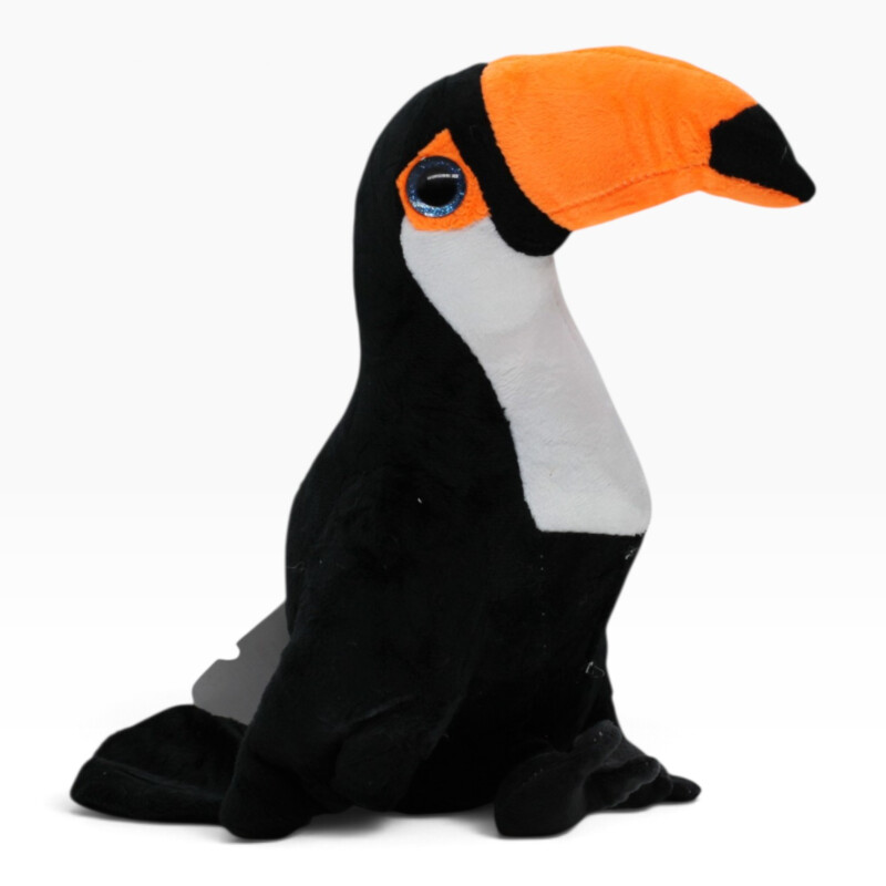 Pelúcia Tucano Preto 22-25cm Premium DG 11089