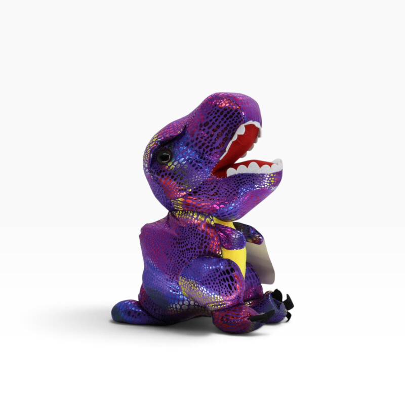 Pelúcia Dinossauro T-Rex Metalizado Sortido 22-25cm Antialérgica DG 11059