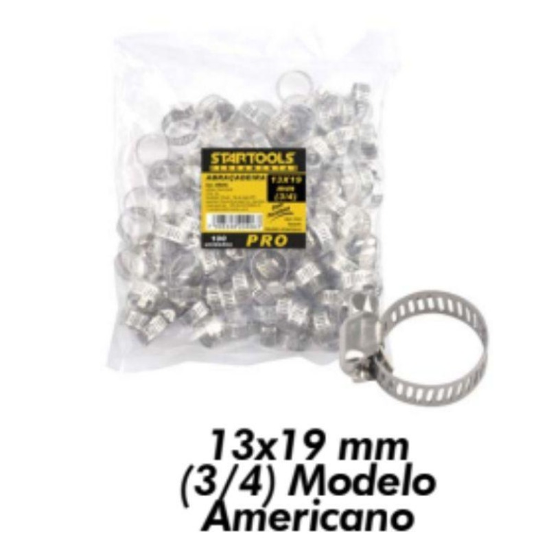 ABRACADEIRA 13X19 INOX C/100