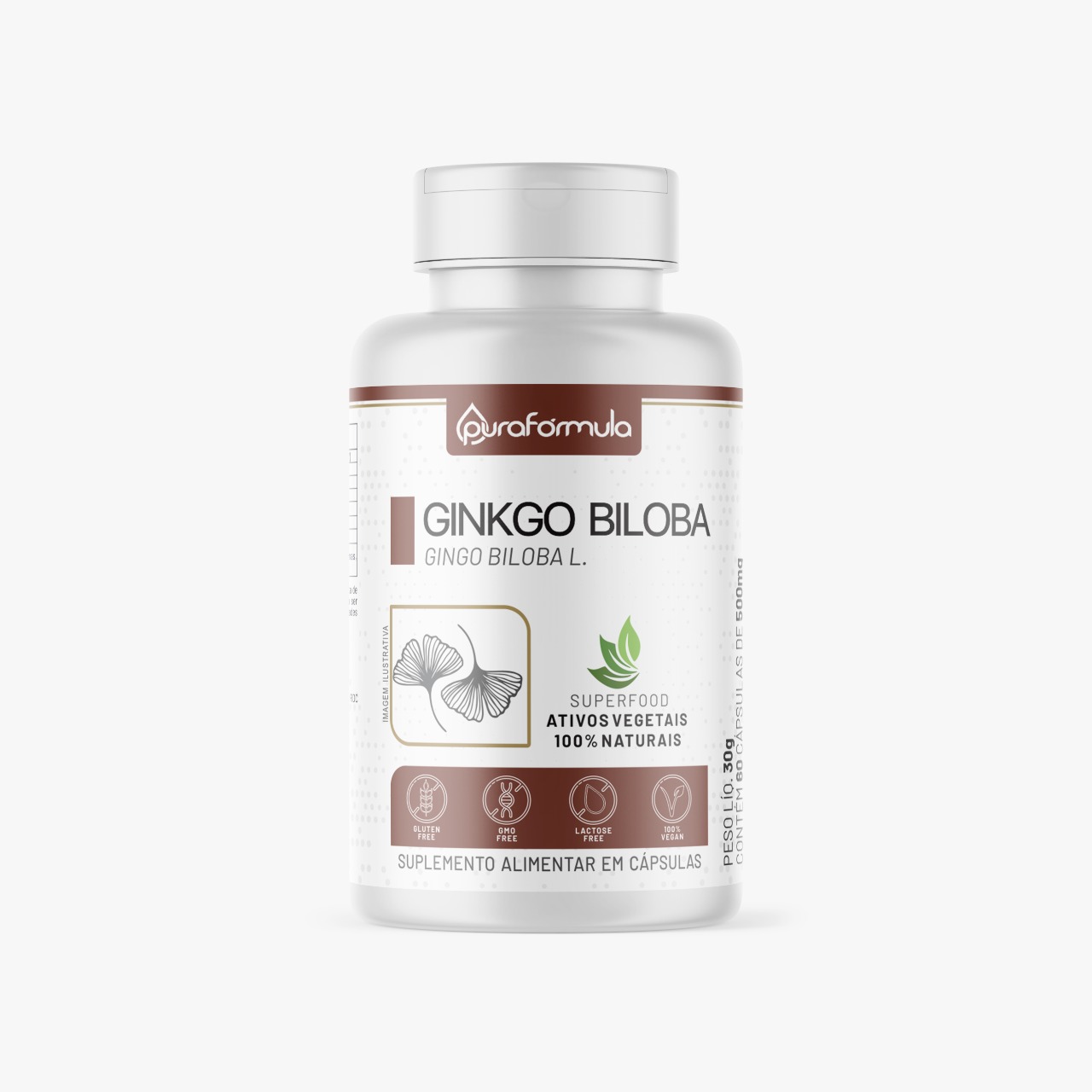 Caps Ginkobiloba 60CP 500Mg – Uniao Flora