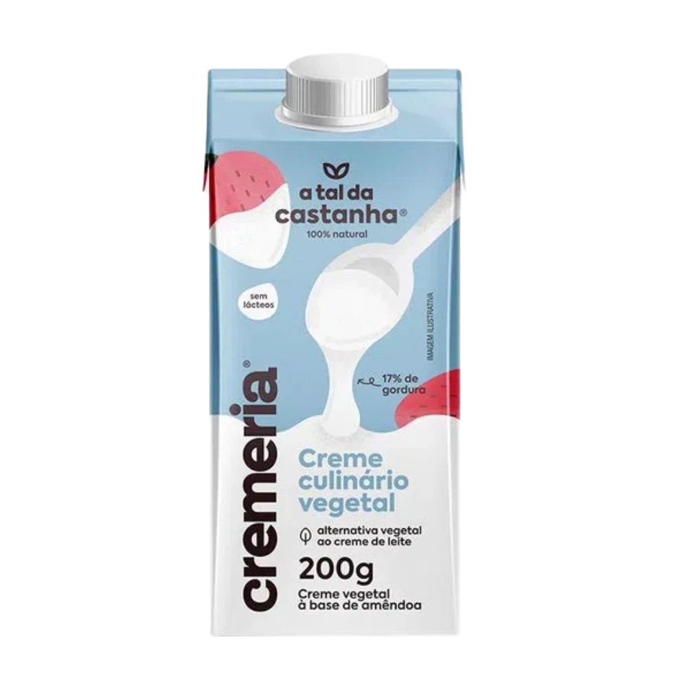 Creme Culinário Vegetal Cremeria 200ml - A Tal da Castanha