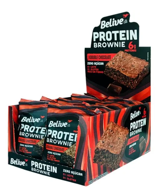 Brownie Double Protein Chocolate Zero C/10 - Belive