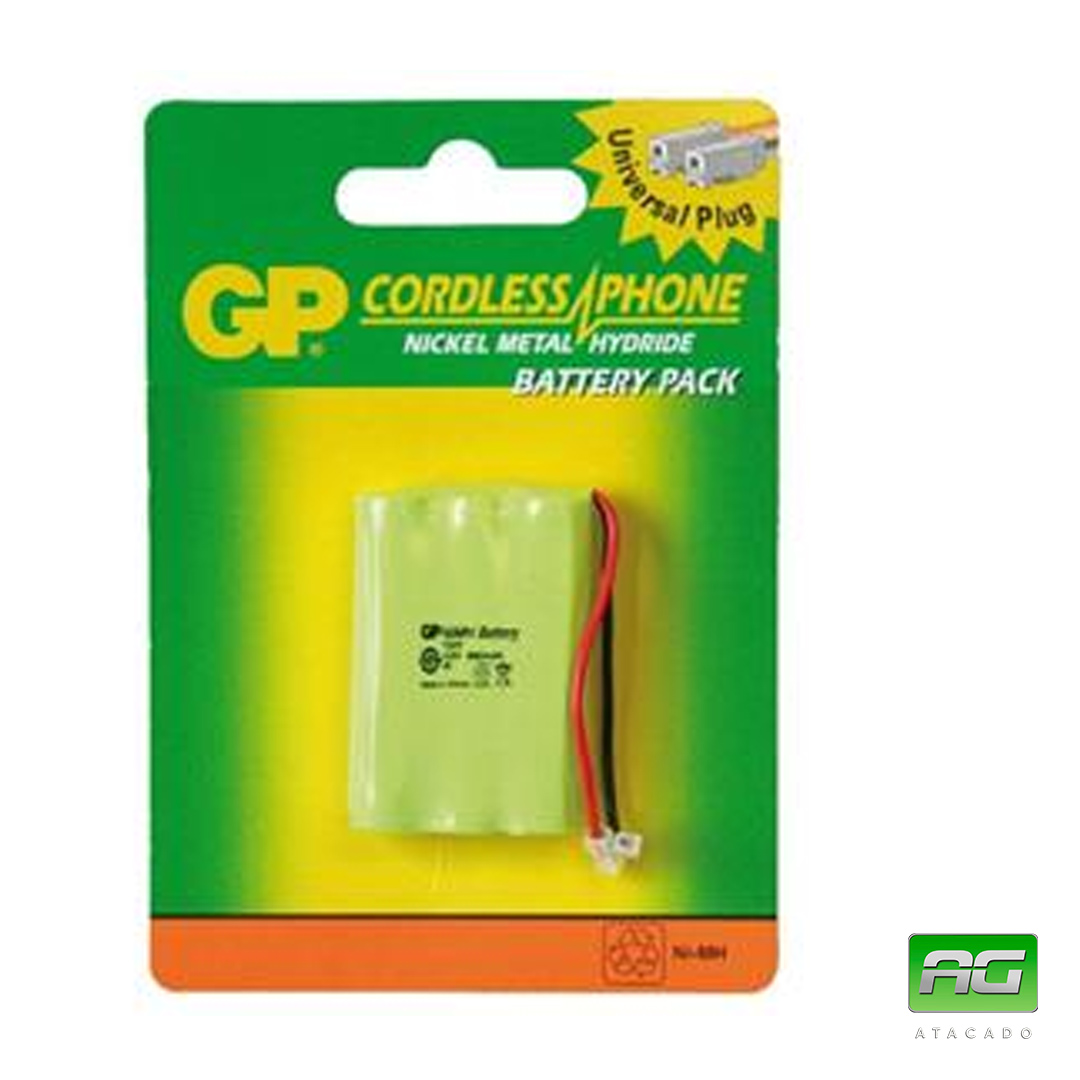 BATERIA GP TEL. S/FIO TRIG. 3AAA PALITO 3.6V 600MAH