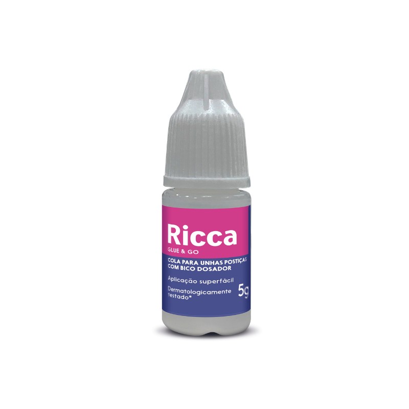 COLA PARA UNHAS POSTICAS RICCA 5G