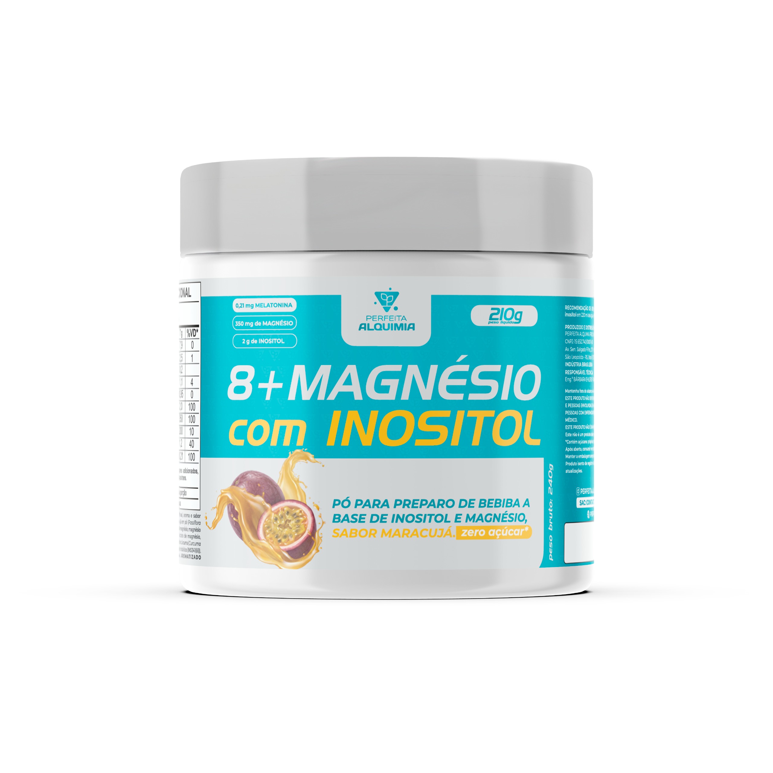 8+ MAGNÉSIO COM INOSITOL 210G - MARACUJÁ - PA