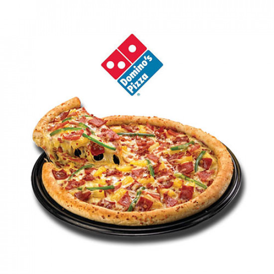 PIZZA DOMINO'S - BIG SIZE 8 PCS - FLAVORS: BEEF SAUSAGE, CHICKEN