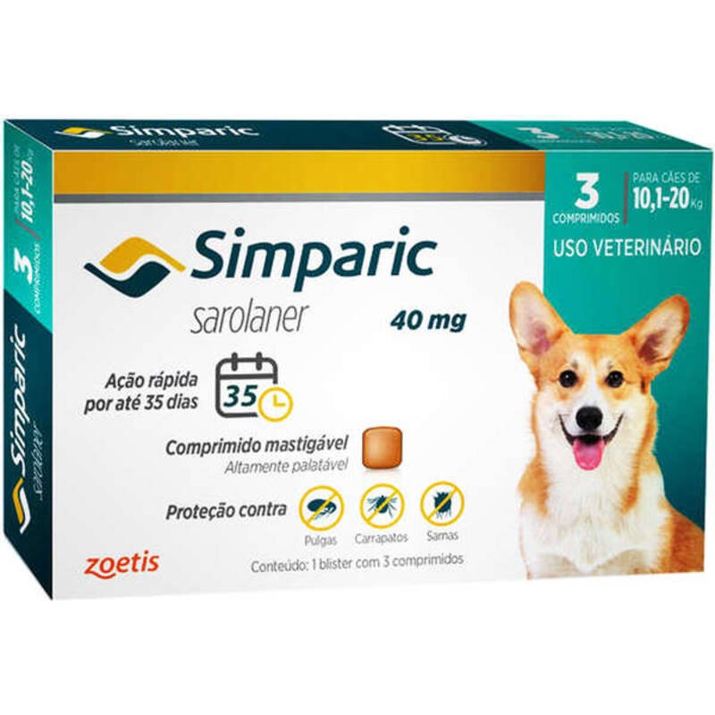 SIMPARIC 3COMP  40MG 10,1 A 20KG