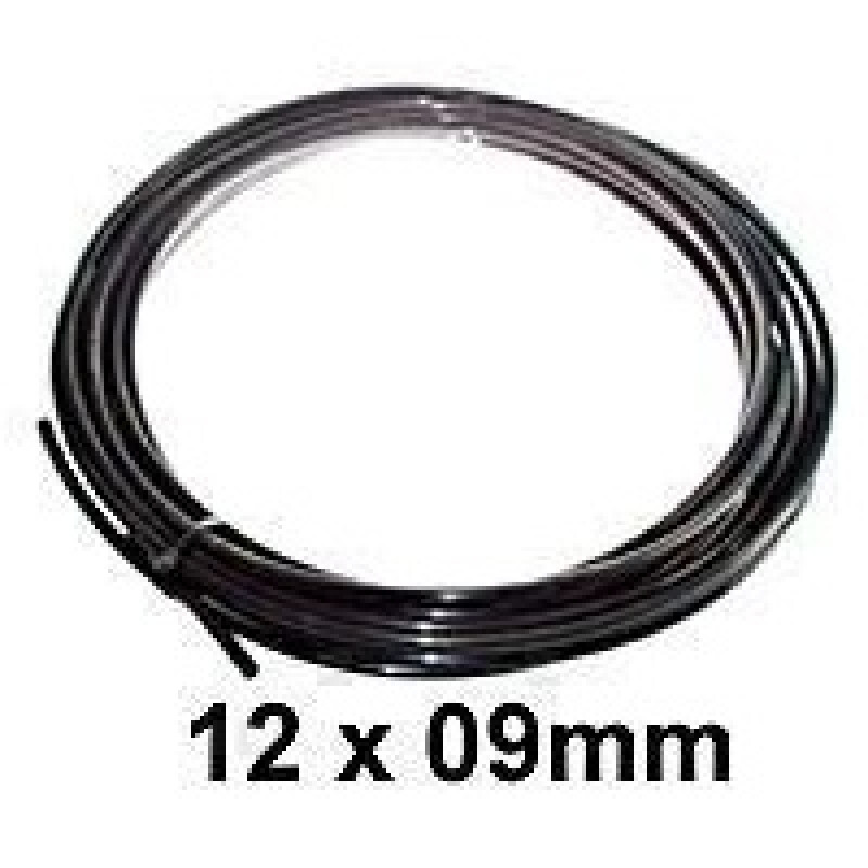 TUBO NYLON 12X09 MM TECALON SEM TRAMA PA6 T6175PT 0089975982 4906683