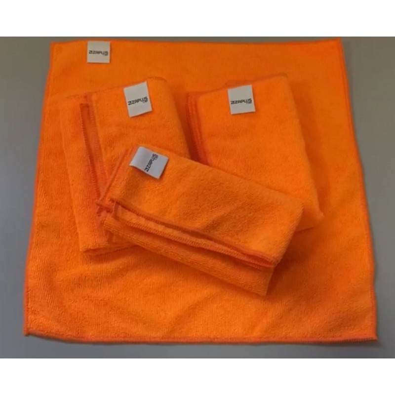 Flanela de Microfibra Laranja 40x40 230 GSM - Zaplus Car