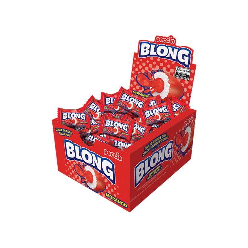 CHICLE BLONG MORANGO 24X40UNID.