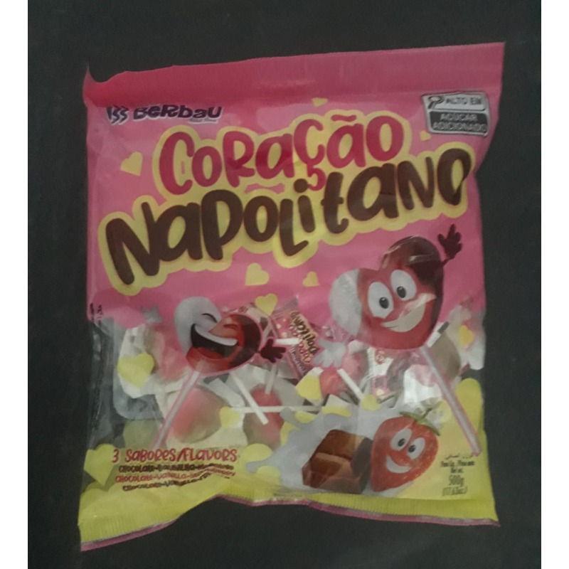 PIRULITO CORACAO NAPOLITANO BERBAU 24X500G