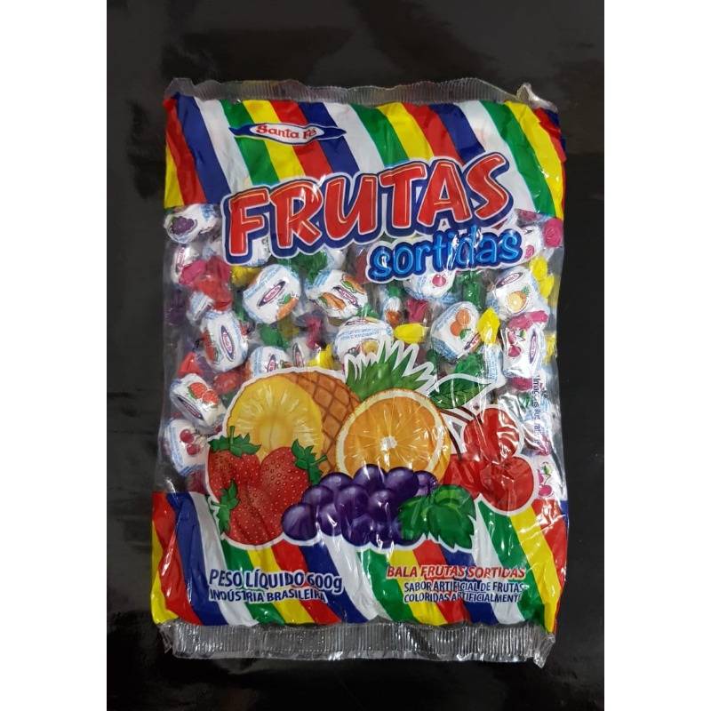 BALA 30X600GR FRUTAS SORTIDAS STA FÉ