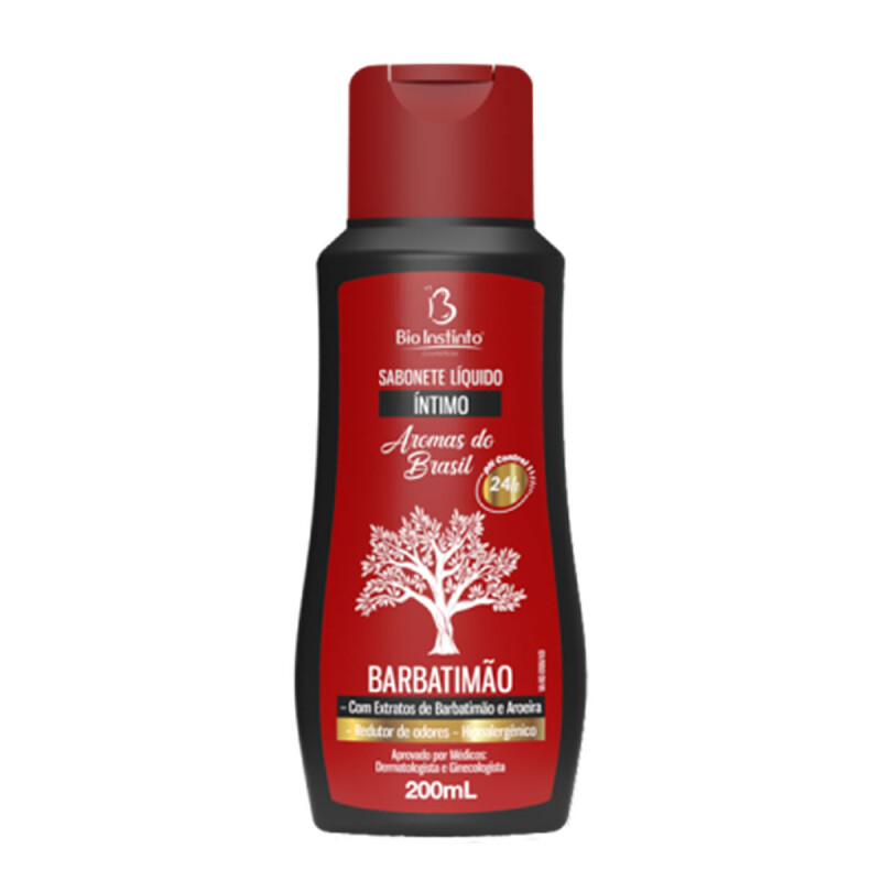 Sabonete Líquido Íntimo Barbatimão 200ml - Bio Instinto