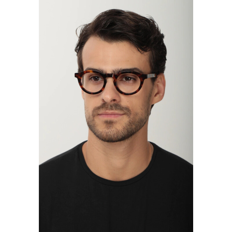 Óculos de Grau Armação Masculino Redondo Zac Tartaruga C