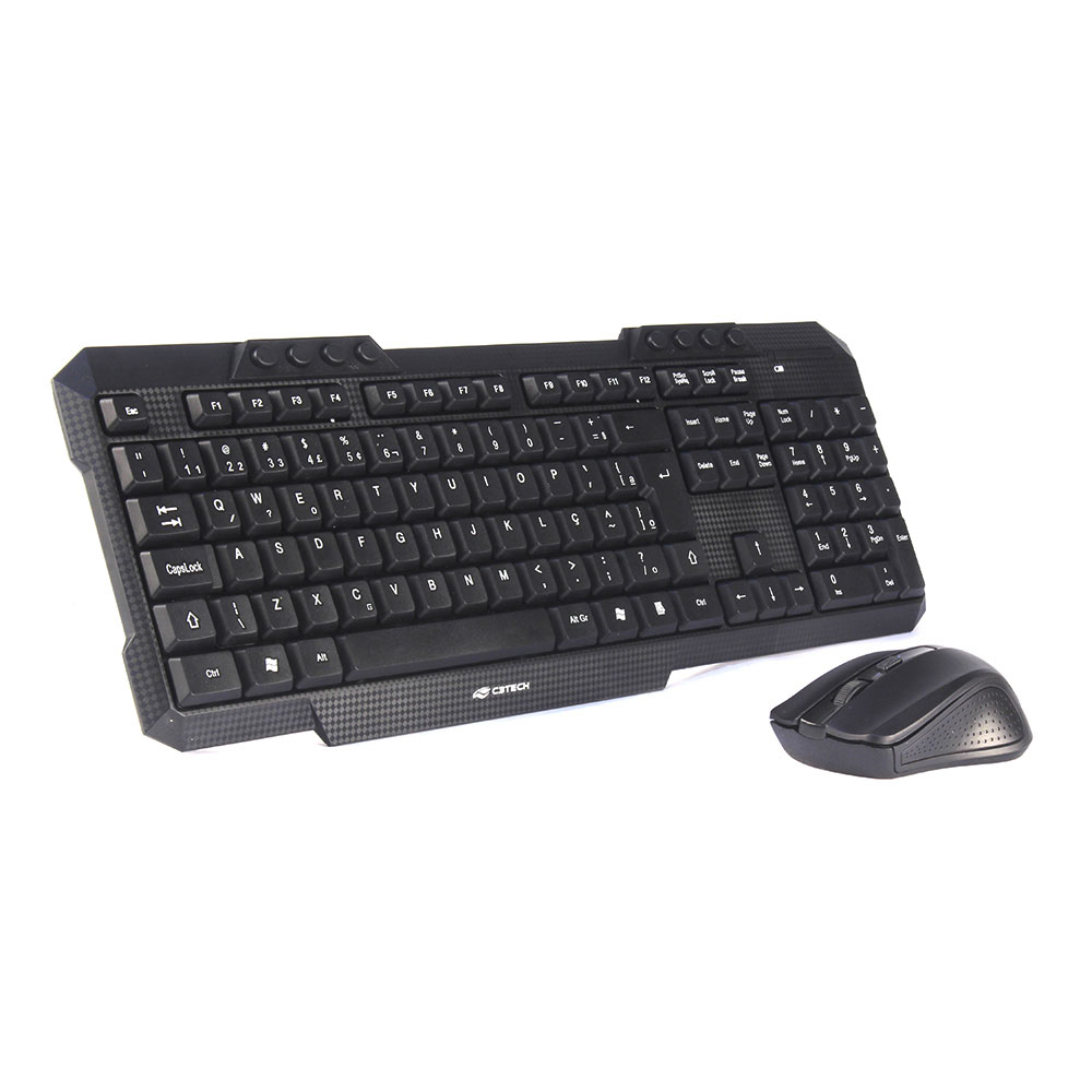 C3 TECH - KIT TECLADO E MOUSE S/ FIO
