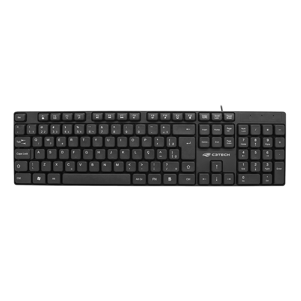 C3 TECH - TECLADO USB MULTIMÍDIA