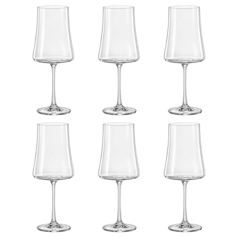 6 Taças Cristal Titanium Vinho Tinto 460ml Bohemia Xtra 5253