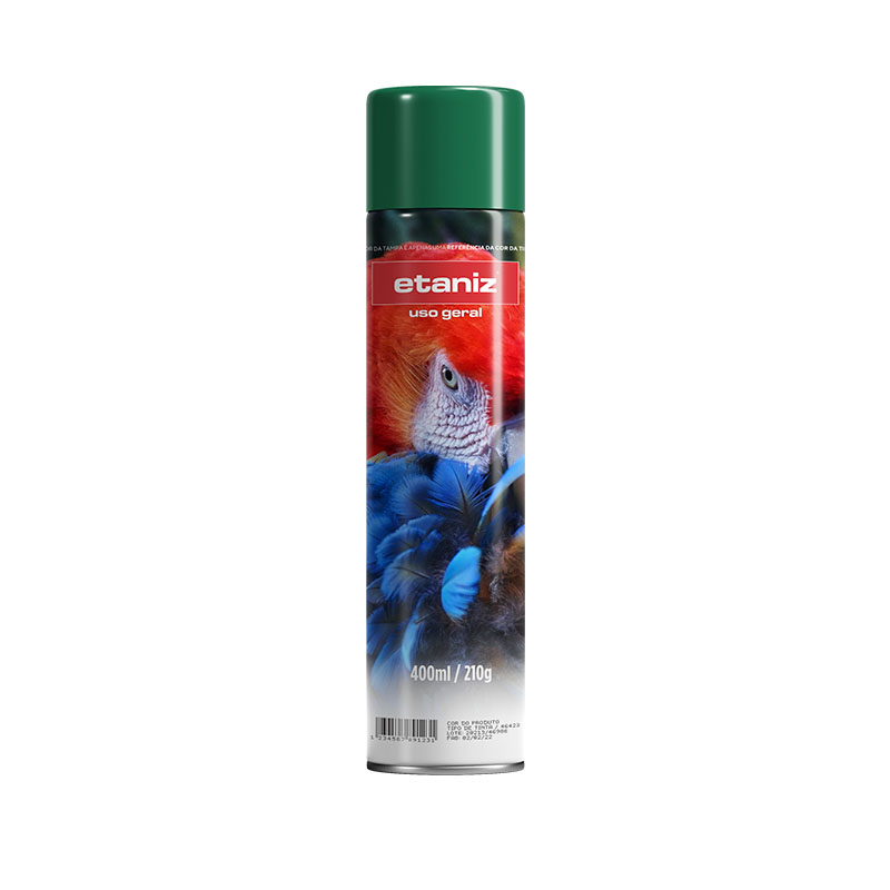 TINTA SPRAY VERDE CLARO USO GERAL 400ML/210G - ETANIZ
