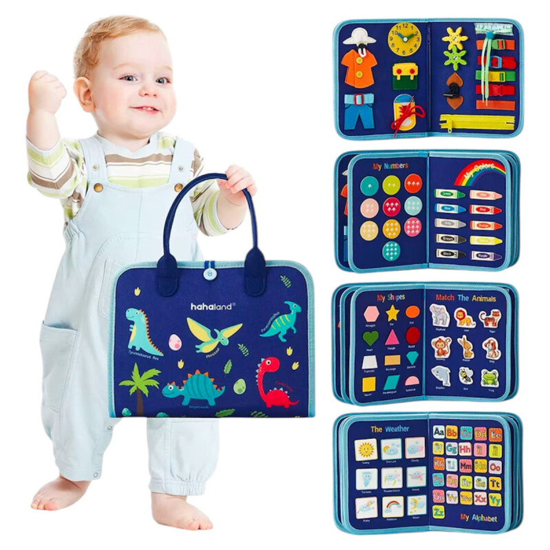 Livro Montessori Azul