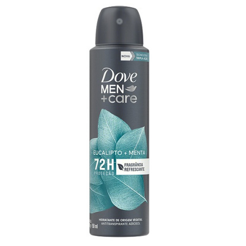 DESODORANTE DOVE AEROSOL MEN CARE EUCALIPTO E MENTA 12X150ML
