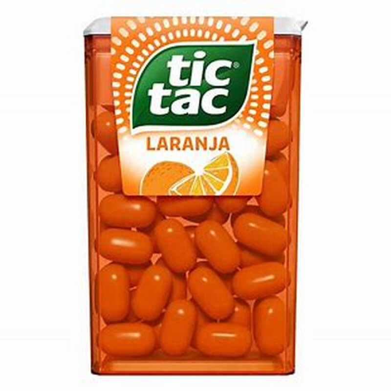 PASTILHA TIC TAC LARANJA 12X14X14,5GR