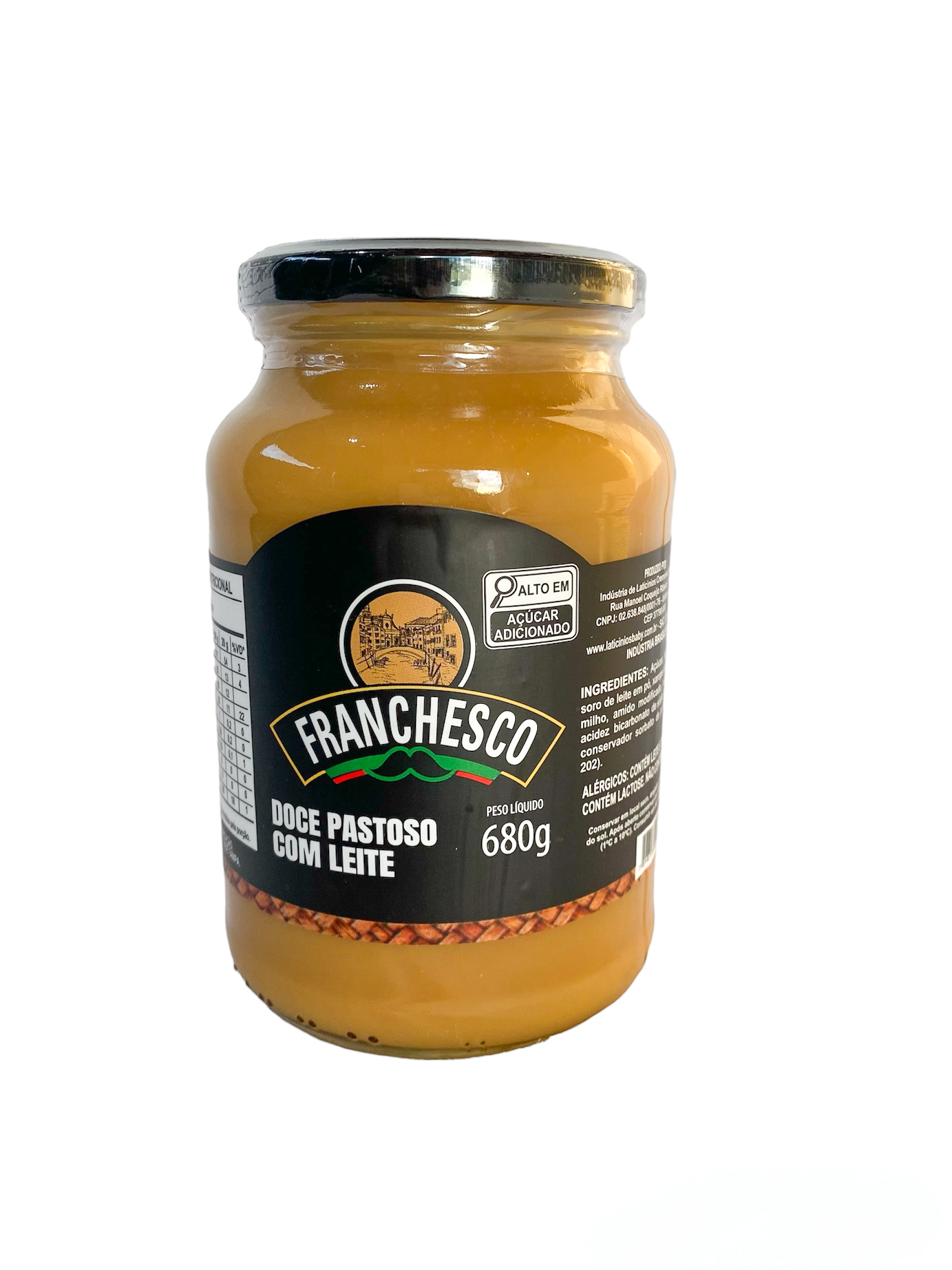 DOCE PASTOSO COM LEITE 680G VD CX C/15UN (FRANCHESCO)