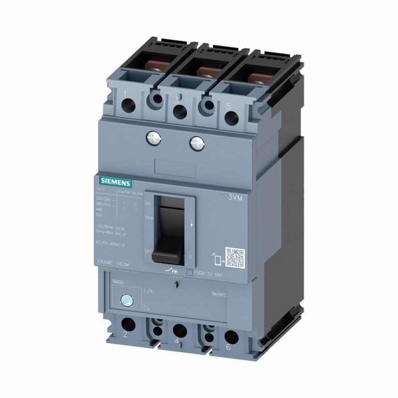 DISJUNTOR CAIXA MOLDADA TRIPOLAR 14-20A 36KA 380/415V 50/60HZ