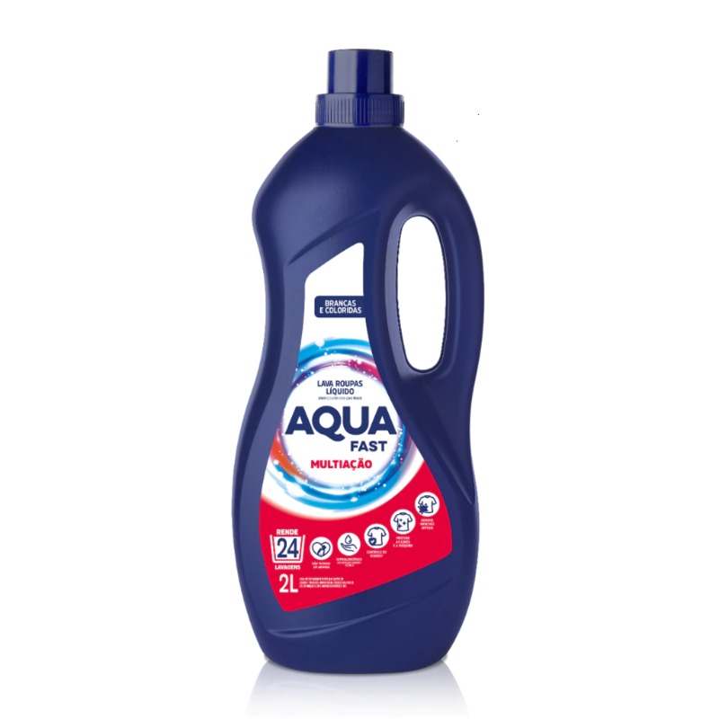 LAVA ROUPAS LIQ MULTIACAO 2L AQUAFAST
