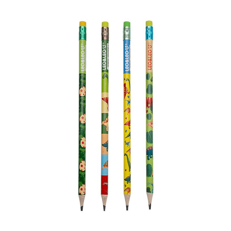 LAPIS GRAFITE HB RESINA DINO RED.C/BORR. POTE/72 UND LEO&LEO
