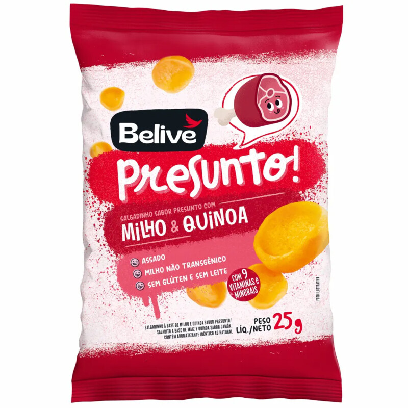 Salgadinho de Milho/Quinoa - Presunto 25g