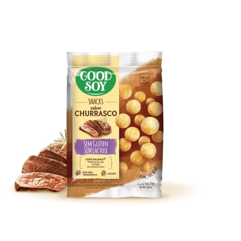 Snack de Soja Good Soy Churrasco 25g