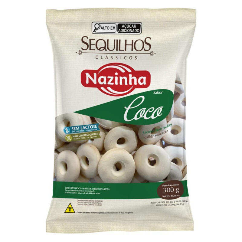 Sequilhos Sem Glúten - Coco 300g