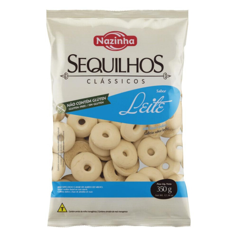 Sequilhos Sem Glúten - Leite 300g
