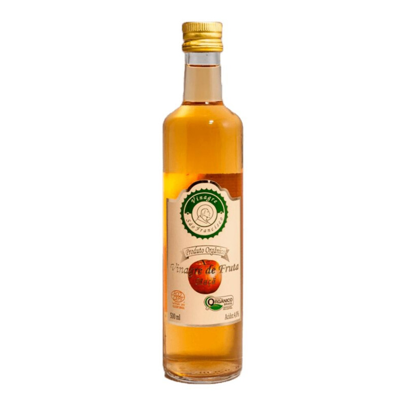 Vinagre de Maçã Orgânico - 500ml - Acidez 4,2%