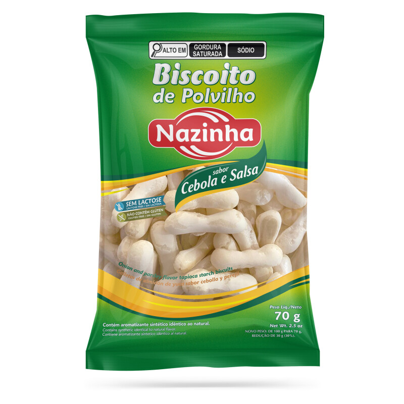 Biscoito de Polvilho - Cebola e Salsa 70g