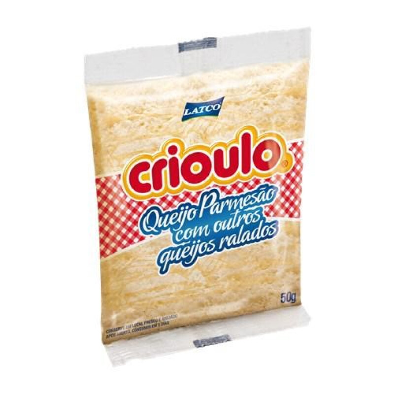 QUEIJO PARMESAO RALADO 50G (10PA) CRIOULO