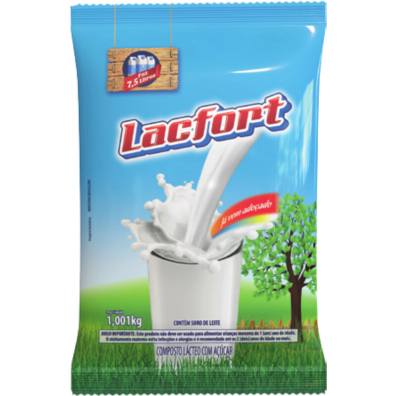 COMPOSTO LACTEO ADOCADO LACFORT 1,001KG