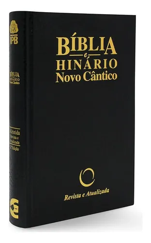 Bíblia E Hinário Novo Cântico Ipb - Preta - Capa Dura (Presbiteriana)