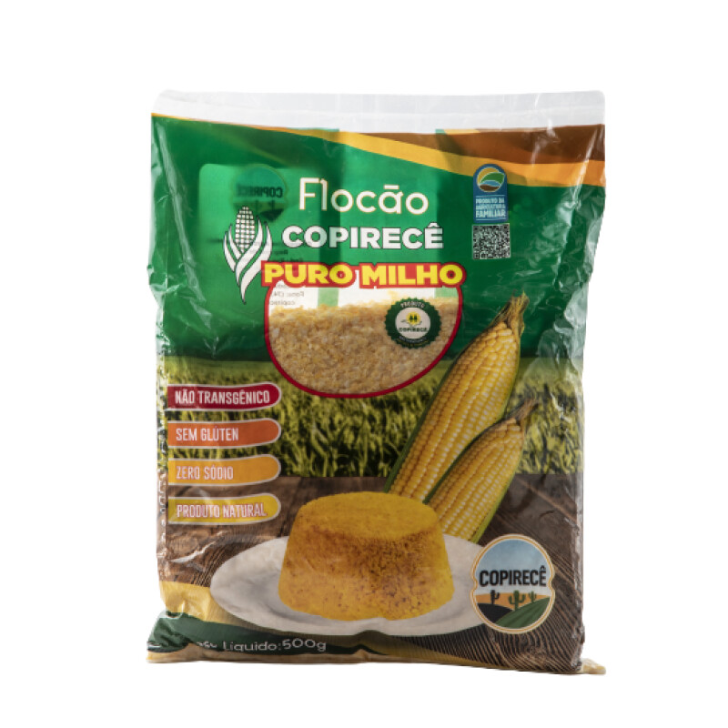 Flocão de Milho Não Transgênico 500g - COPIRECÊ