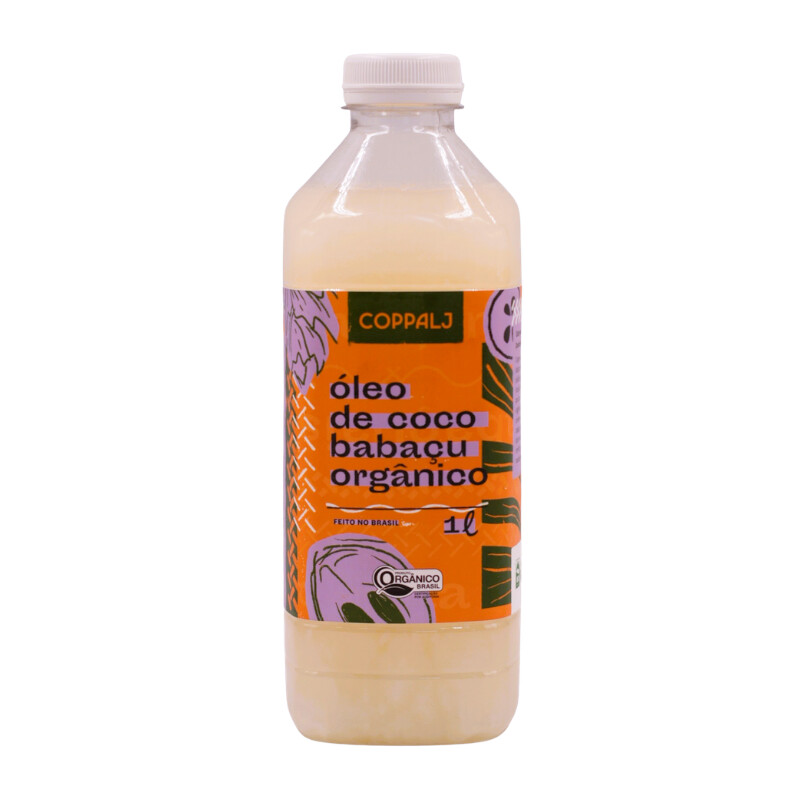 Óleo de Coco Babaçu Orgânico Refinado 1L - COPPALJ
