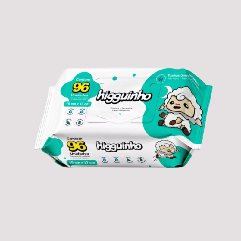 Toalhas Umidecidas Higuinho 96UN