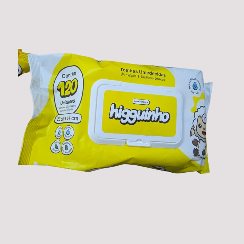 Toalhas Umidecidas Higuinho 120UN