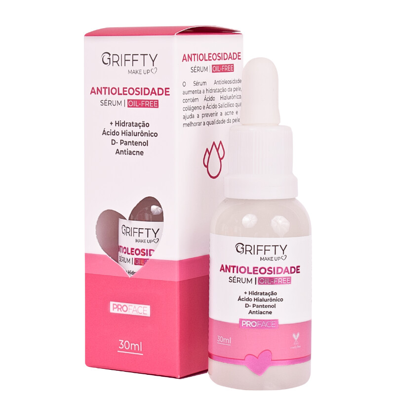 SÉRUM FACIAL ANTIOLEOSIDADE- GRIFFTY