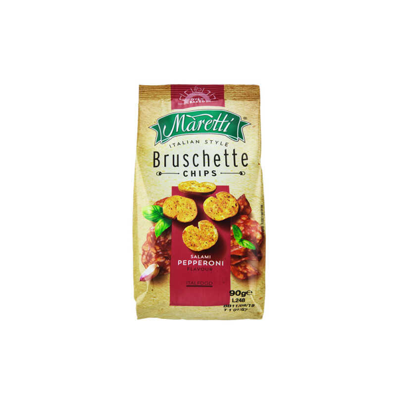 BRUSCHETTA MARETTI SALAMI PEPPERONE 90G