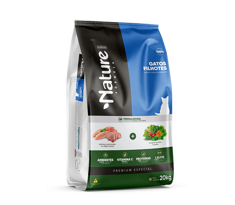 Nature Fórmula Super Premium Gatos Filhotes 1kg
