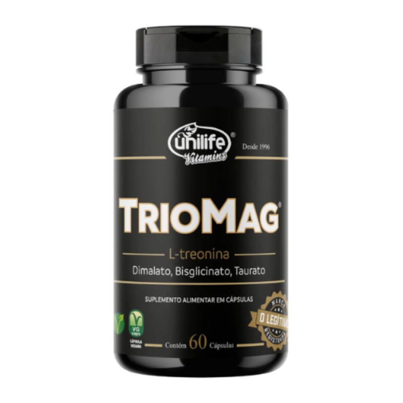 UNI TRIOMAG - COMPLEXO DE MAGNESIOS - 700MG 60 CAPS
