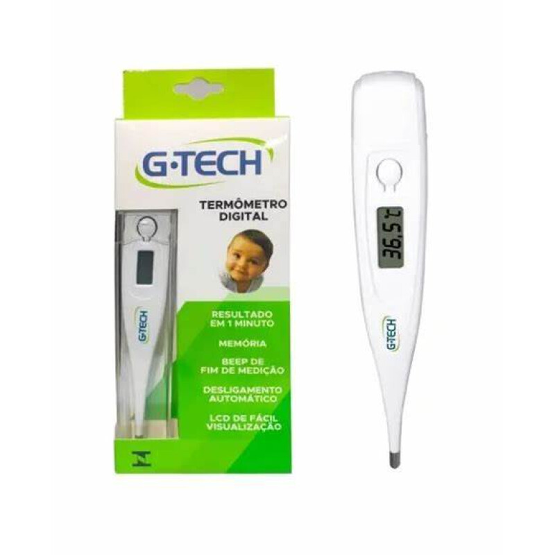 TERM CLINICO DIGITAL BRANCO GTECH MODELO TH1027 C/SELO