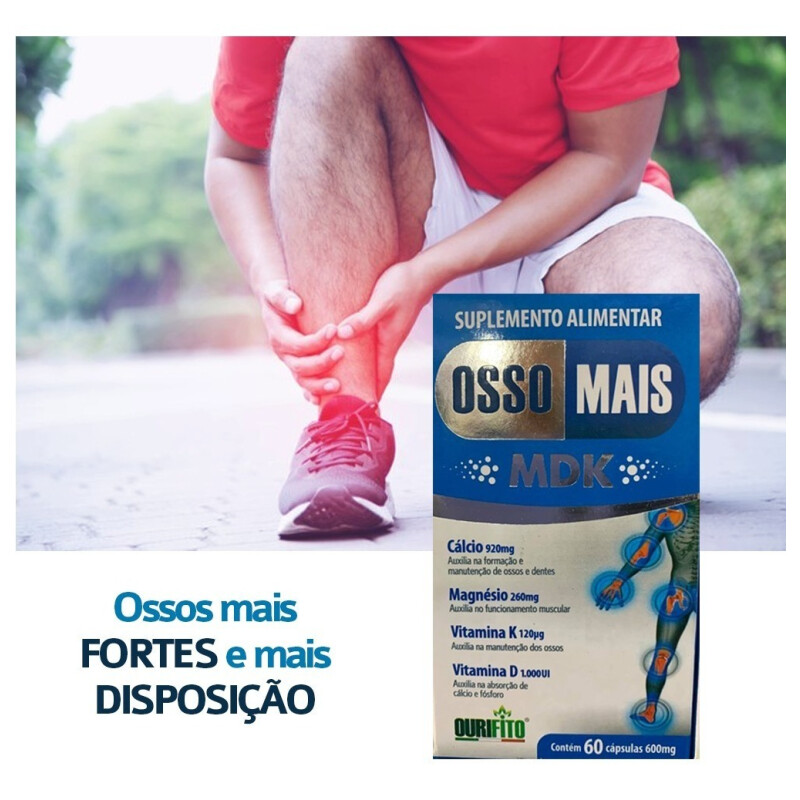 OURIFITO OSSO MAIS MDK 600MG C/ 60CPS
