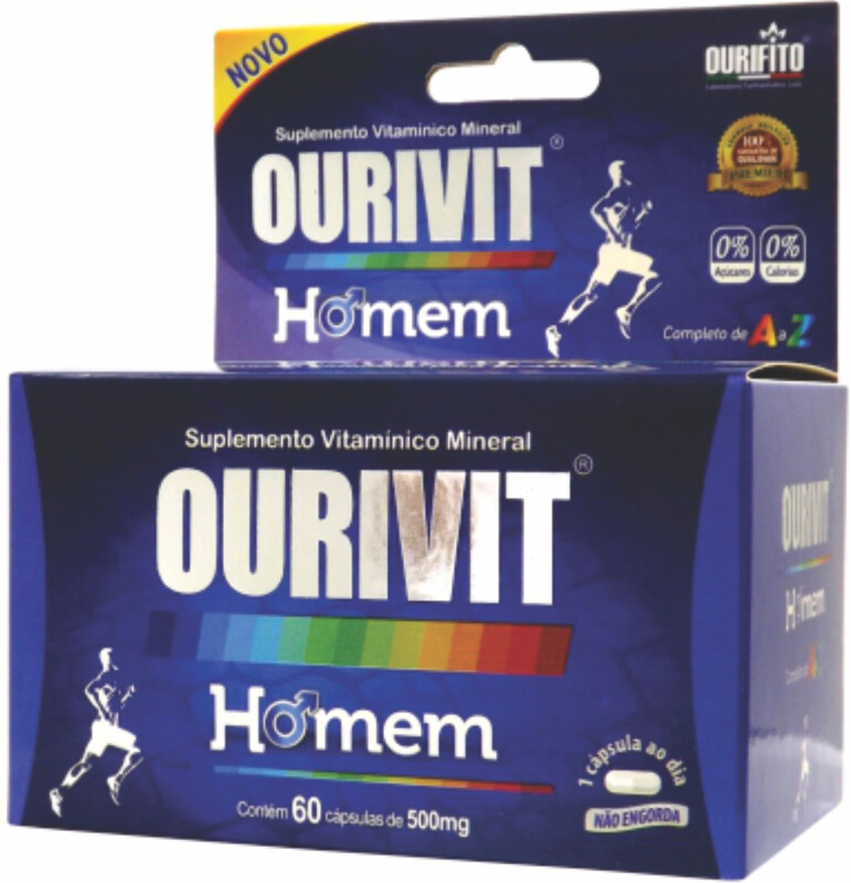 OURIFITO OURIVIT HOMEM 500 MG 60 CPS