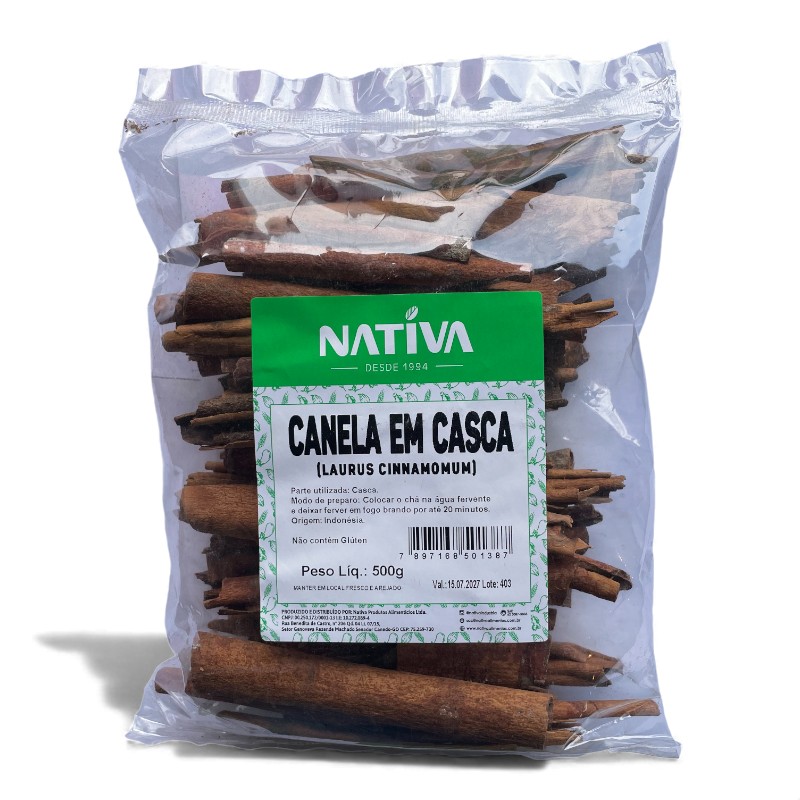 CANELA JAVA CASCA NATIVA 500G